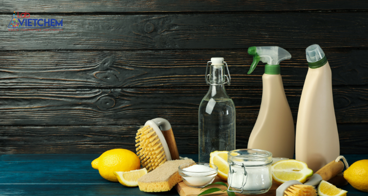 Axit chanh có trong các sản phẩm tẩy rửa