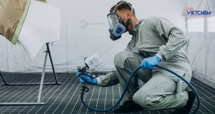 Quần áo bảo hộ cho máy phun sơn