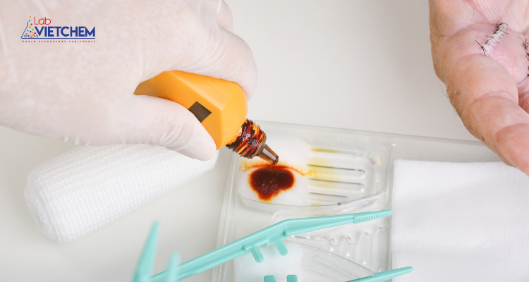 Kali iốt được sử dụng để điều chế thuốc bôi ngoài da