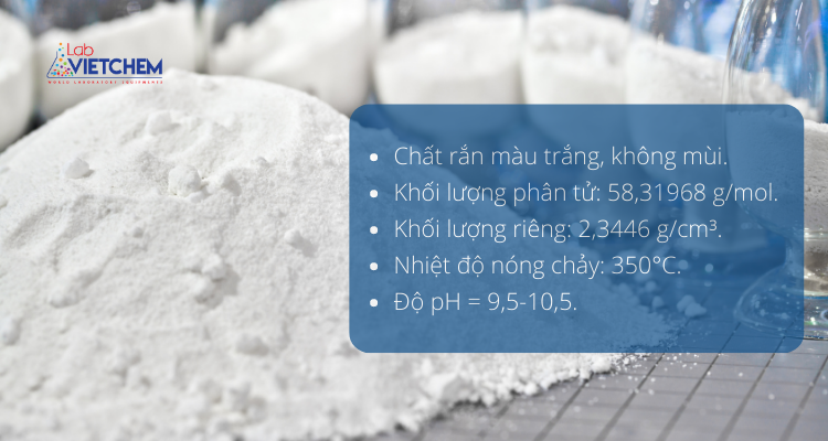Tính chất vật lý điển hình của Mg(OH)2