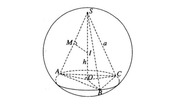 Diện tích hình cầu được bao quanh bởi kim tự tháp