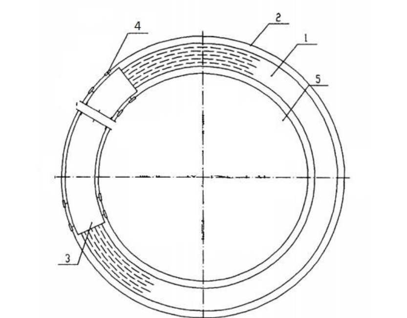 Sơ đồ kết cấu lò tuynel