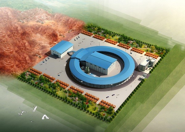 Xây dựng lò nung tuynel chiếm nhiều diện tích xây dựng