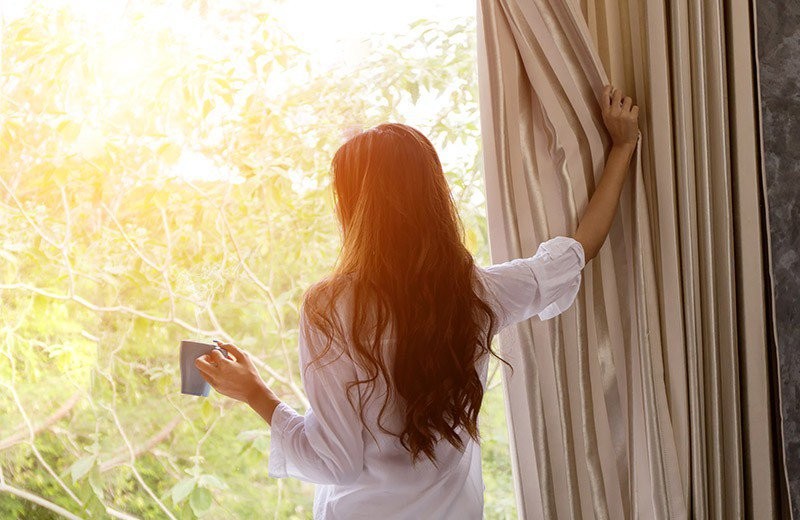 Để mắt thư giãn sau khi làm việc trên máy tính