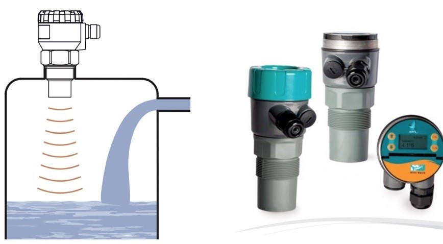 Cảm biến siêu âm đo mực nước