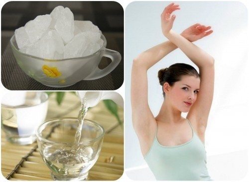 Phèn chua có tác dụng giảm mùi cơ thể rõ rệt