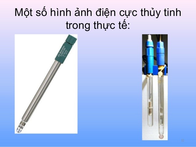 Hình ảnh điện cực pH thủy tinh