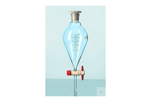 Phễu tách thủy tinh có khóa nhựa