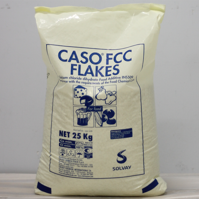 Canxi clorua được đóng gói cẩn thận