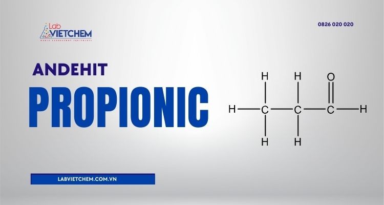 Công thức cấu tạo của aldehyd propionic
