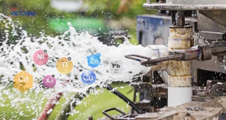 Kim loại nặng tồn tại trong nguồn nước sinh hoạt