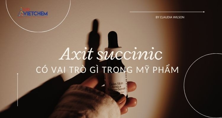 Axit succinic có vai trò gì trong mỹ phẩm?