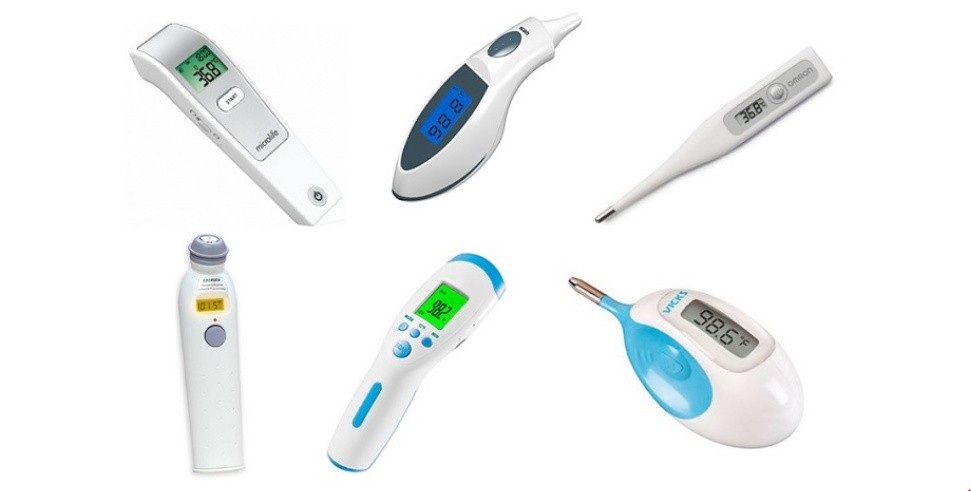 Một số mẫu nhiệt kế hồng ngoại 