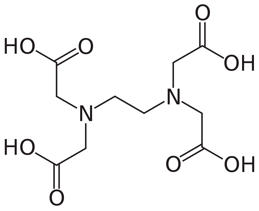 Cấu trúc phân tử Edta