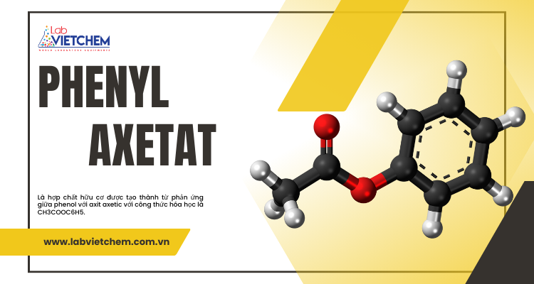Công thức cấu tạo của phenyl axetat