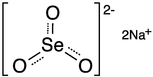 Cấu trúc natri selenite 