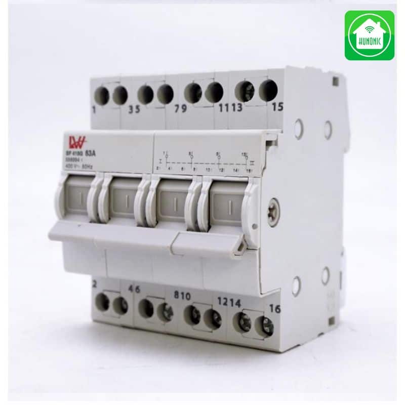 Sử dụng cầu dao đảo chiều phù hợp với công suất điện trong nhà mình