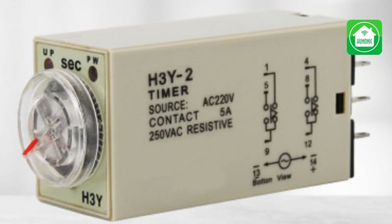 Rơle thời gian điện từ điều khiển dòng giảm tốc trên phạm vi rộng