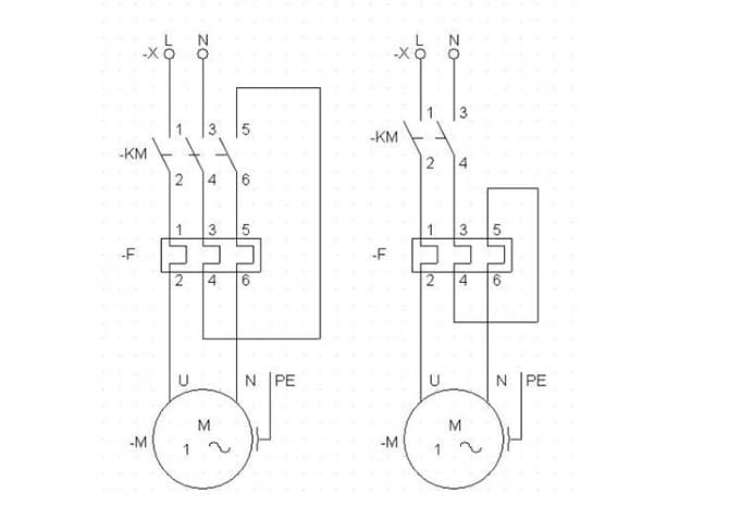 Vì vậy cần thiết phải bố trí công tắc sưởi 3 pha sang 1 pha