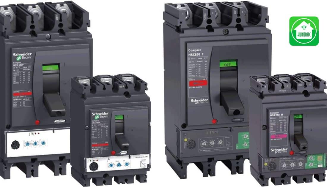 MCCB được thiết kế với công tắc tự động thay thế thao tác thủ công