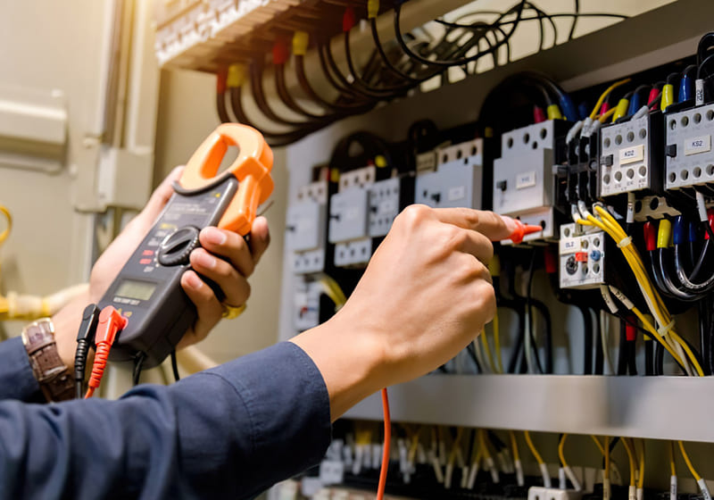 Kiểm tra cầu dao bằng ampe kim