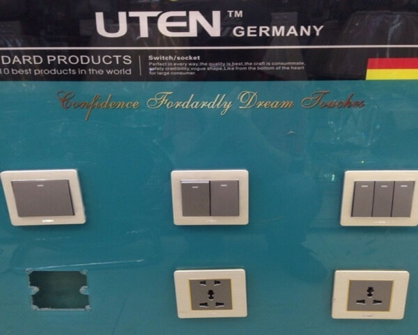 Thiết bị điện cao cấp Uten