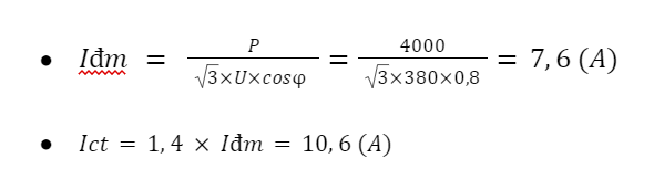 phương pháp lựa chọn contactor 