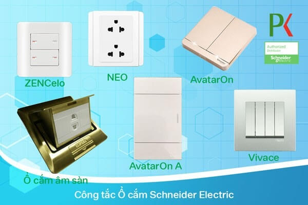 Công tắc ổ cắm Schneider chính hãng