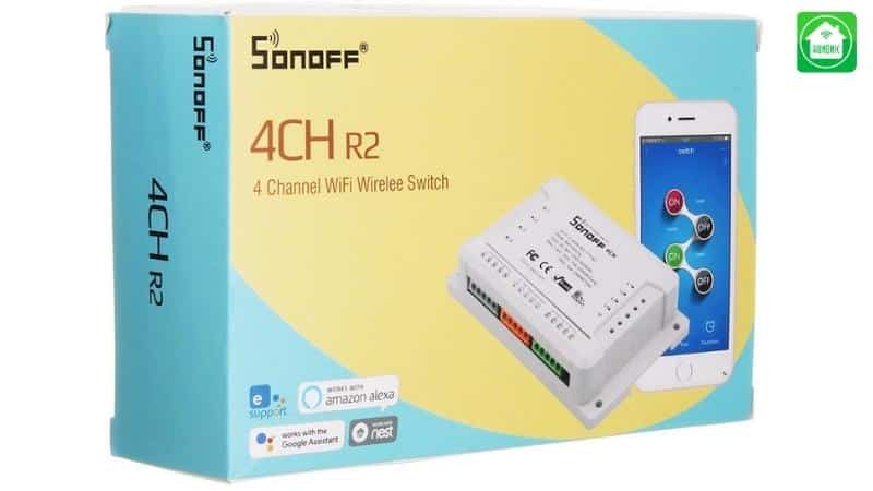 Sonoff 4CH R2 sở hữu ngoại hình sang trọng, bắt mắt