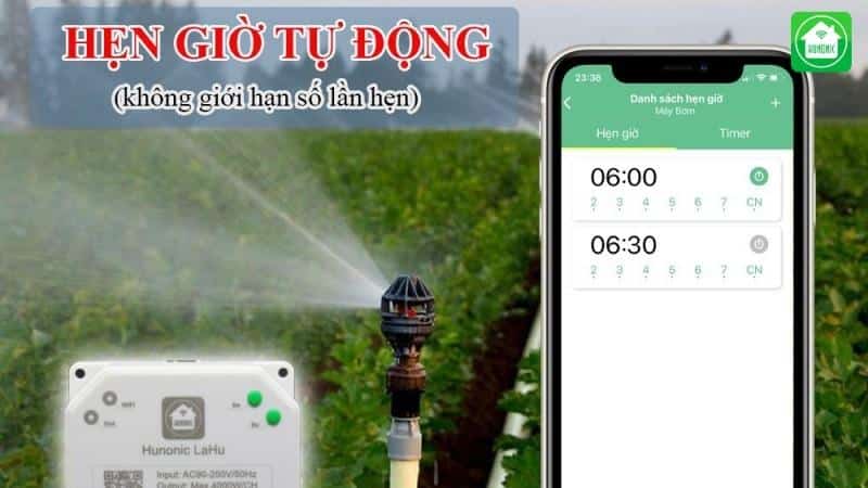 Công tắc hẹn giờ thông minh Trường THPT Chuyên Lê Hồng Phong được sản xuất trên dây chuyền hiện đại