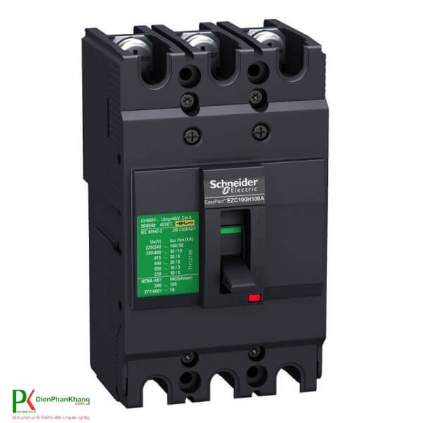 MCCB EasyPact EZC của Schneider Electric
