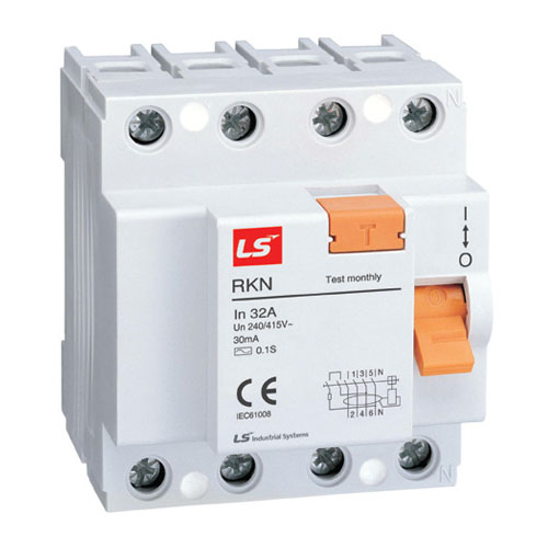 Cầu dao chống giật là gì? Phân loại, cấu tạo và ứng dụng cầu dao chống giật rccb ls