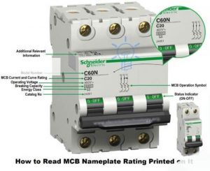 Giải thích ý nghĩa của các thông số MCB