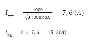 Chọn máy cắt 3 pha