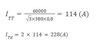 Chọn máy cắt 3 pha