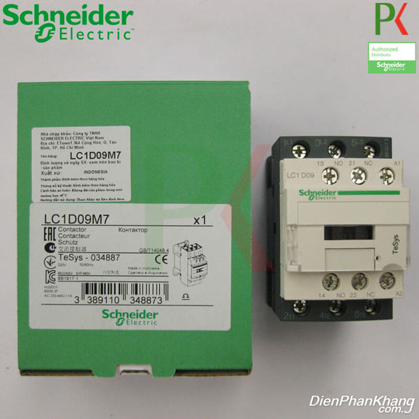 Bắt đầu từ LC1D09M7 Schneider Electric
