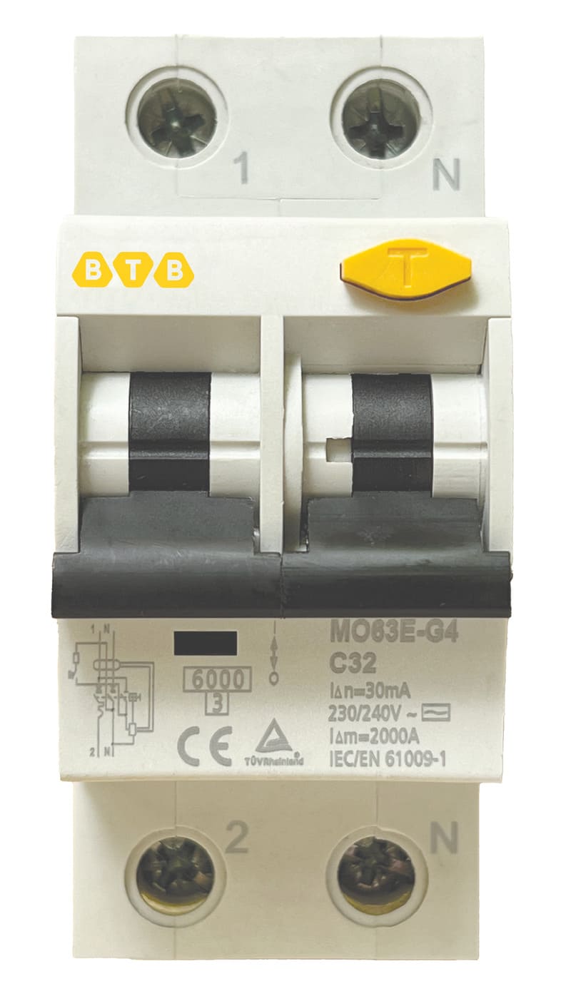 RCbo 2p c32 240vac mo63e-g4 x