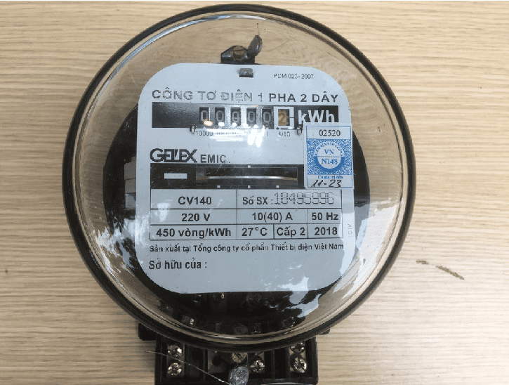 Cách lắp đặt công tơ điện 1 pha, 3 pha đúng tiêu chuẩn kỹ thuật cong-to-dien-1-giai đoạn 2-ngày