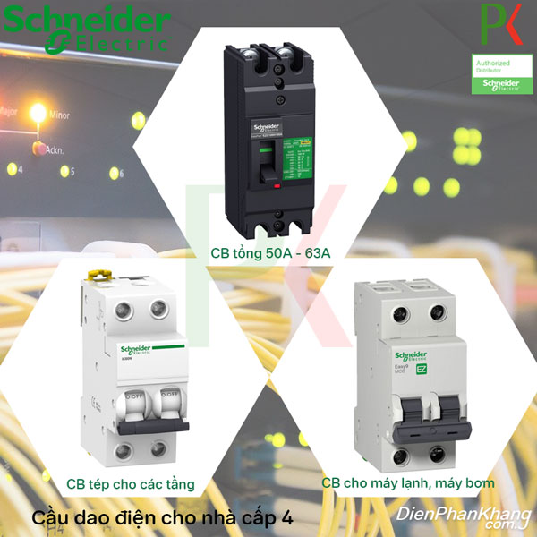 Cầu dao điện nhà cấp 4