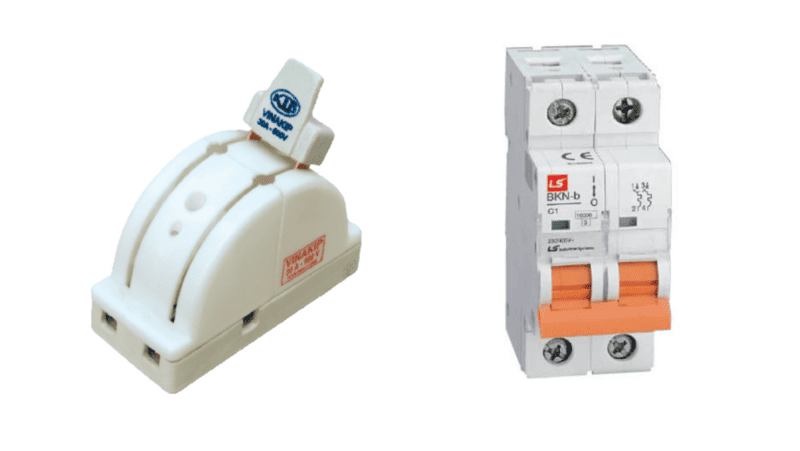 Bộ ngắt mạch và bộ ngắt mạch: Điểm tương đồng và khác biệt so-sanh-cầu-dao-aptomat