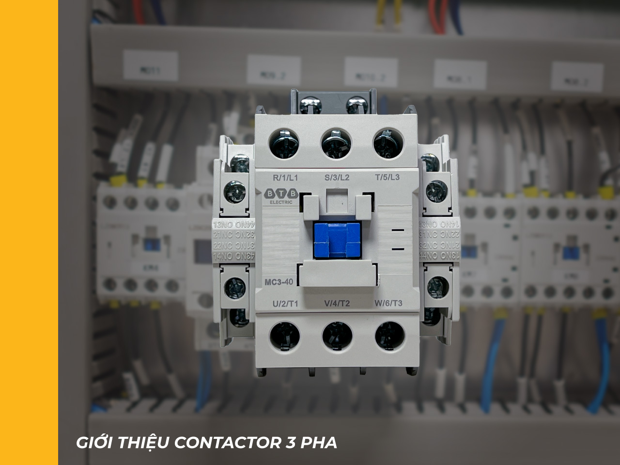 Biểu ngữ contactor 3 pha là gì?