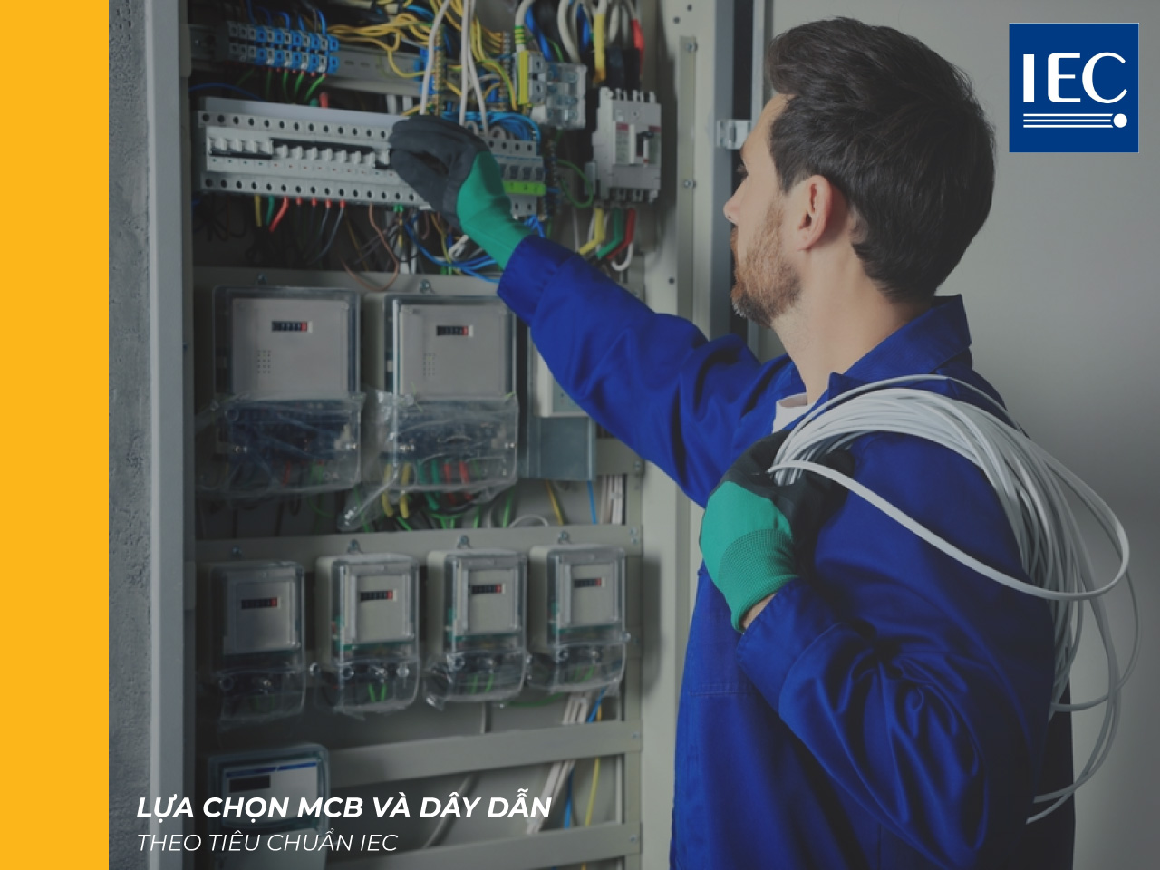 chọn mcb và cài đặt banner